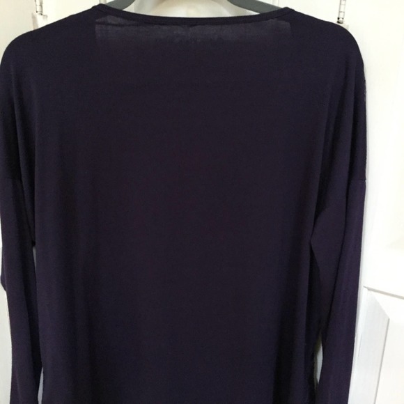 Calvin Klein Jeans Striped Purple Sequined Top - Picture 13 of 14